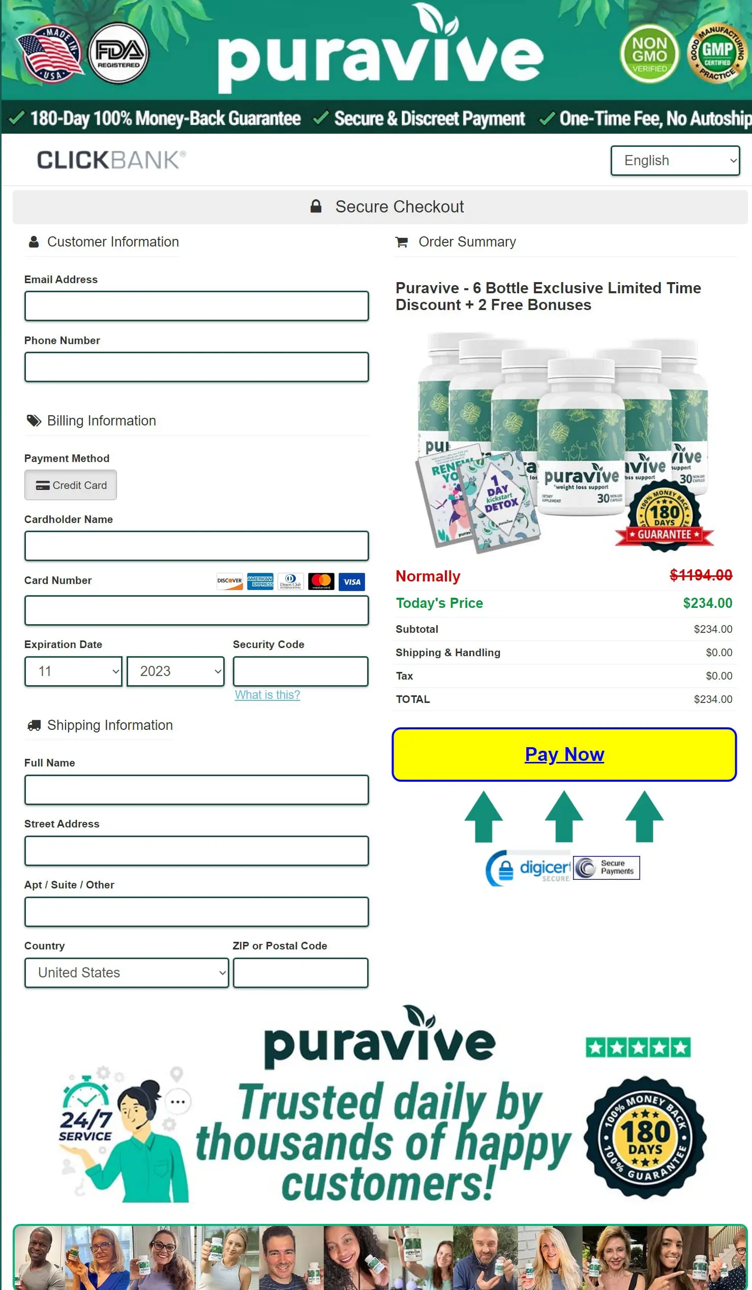 PuraVive PuraVive - Order Page